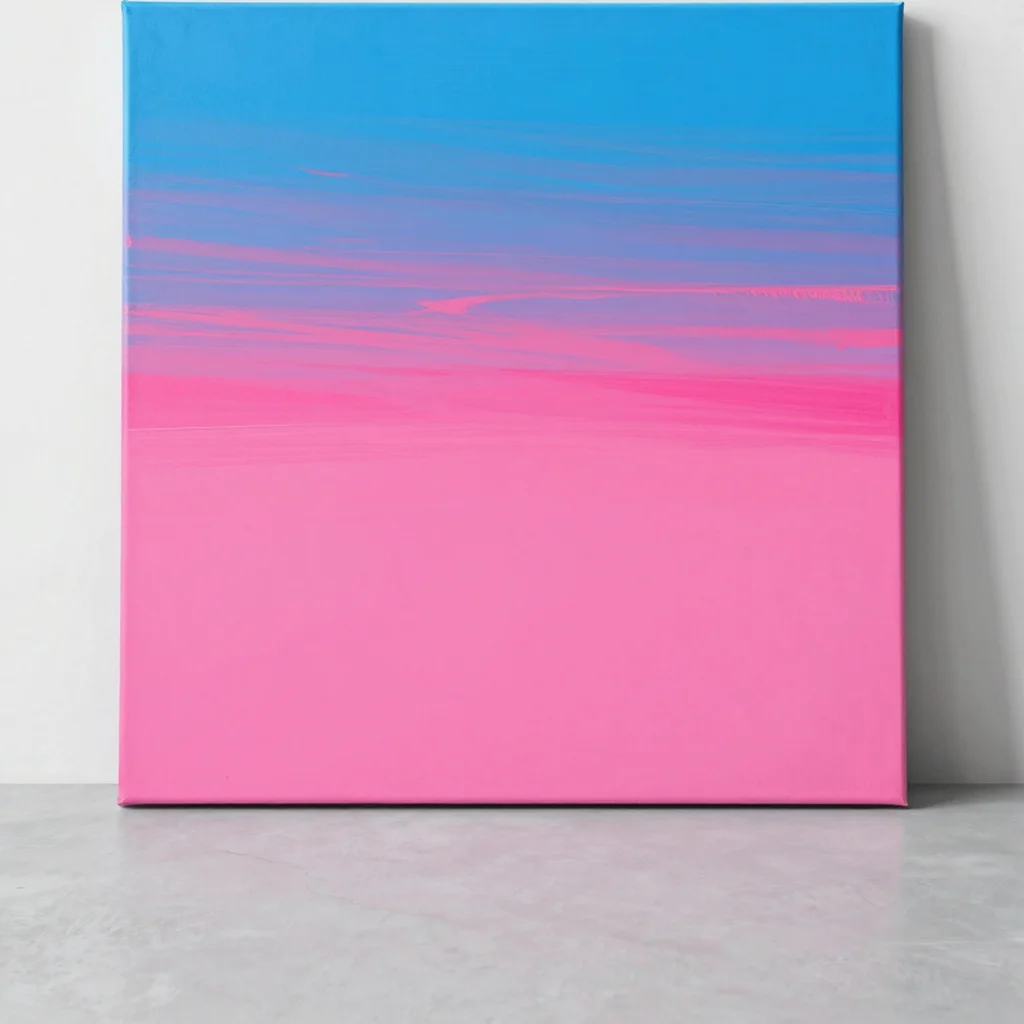 Electric Horizon Acrylic Painting